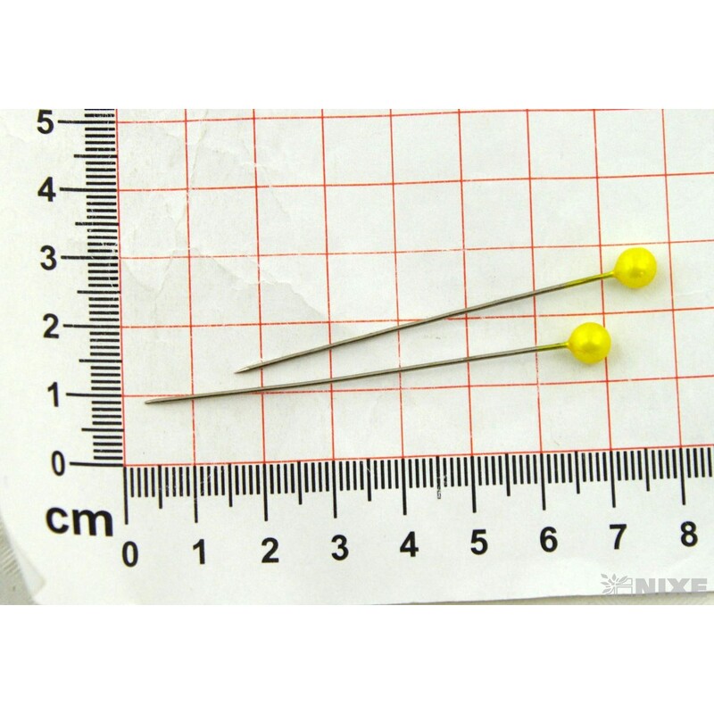 ŠPENDLÍK 6mmx6,5cm 100ks*ŽLUTÁ