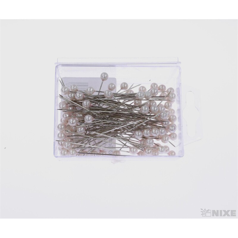 ŠPENDLÍK 6mmx6,5cm 100ks*RŮŽOVÁ BLEDÁ