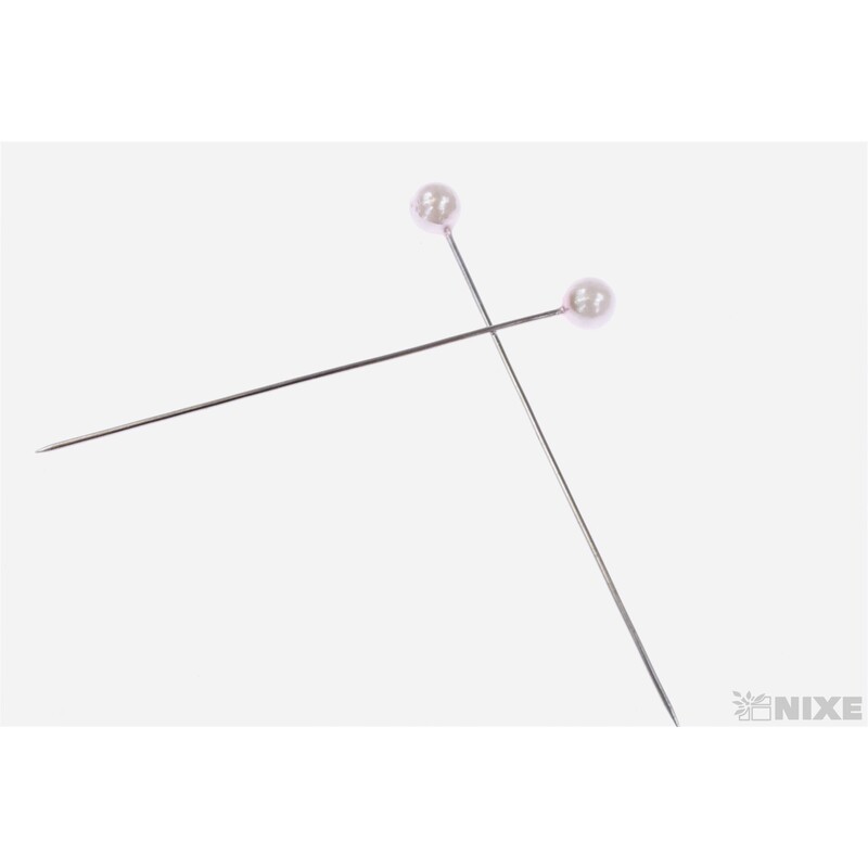 ŠPENDLÍK 6mmx6,5cm 100ks*RŮŽOVÁ BLEDÁ