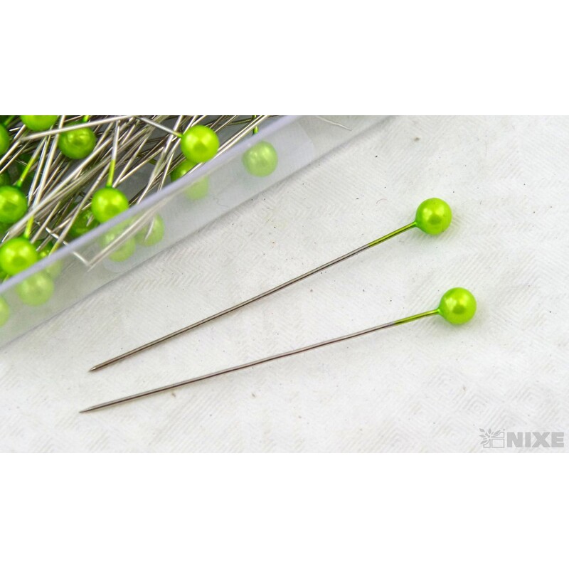 ŠPENDLÍK 6mmx6,5cm 100ks*ZELENÁ SV.