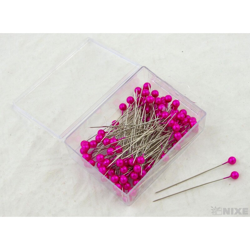 ŠPENDLÍK 6mmx6,5cm 100ks*RŮŽOVÁ TM.