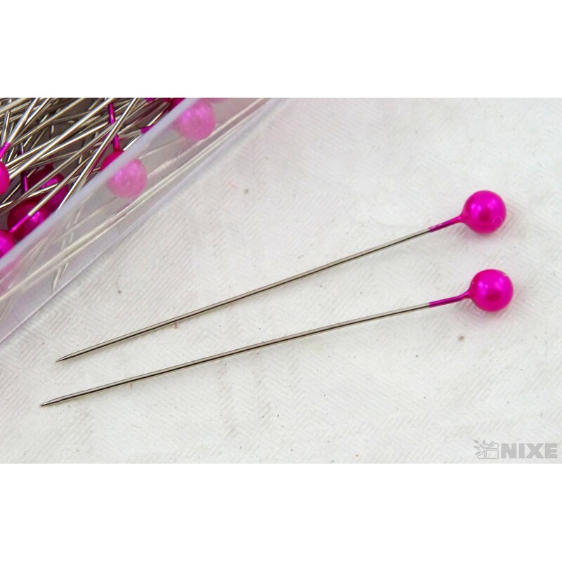 ŠPENDLÍK 6mmx6,5cm 100ks*RŮŽOVÁ TM.