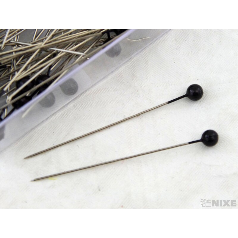 ŠPENDLÍK 6mmx6,5cm 100ks*ČERNÁ