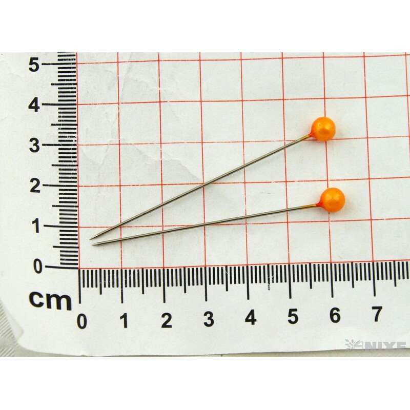 ŠPENDLÍK 6mmx6,5cm 100ks*ORANŽOVÁ