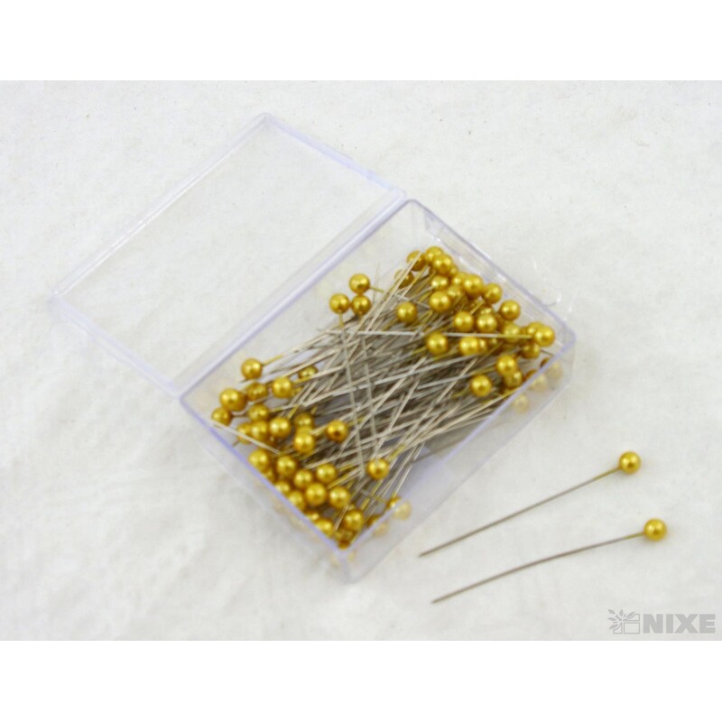 ŠPENDLÍK 6mmx6,5cm 100ks*ZLATÁ