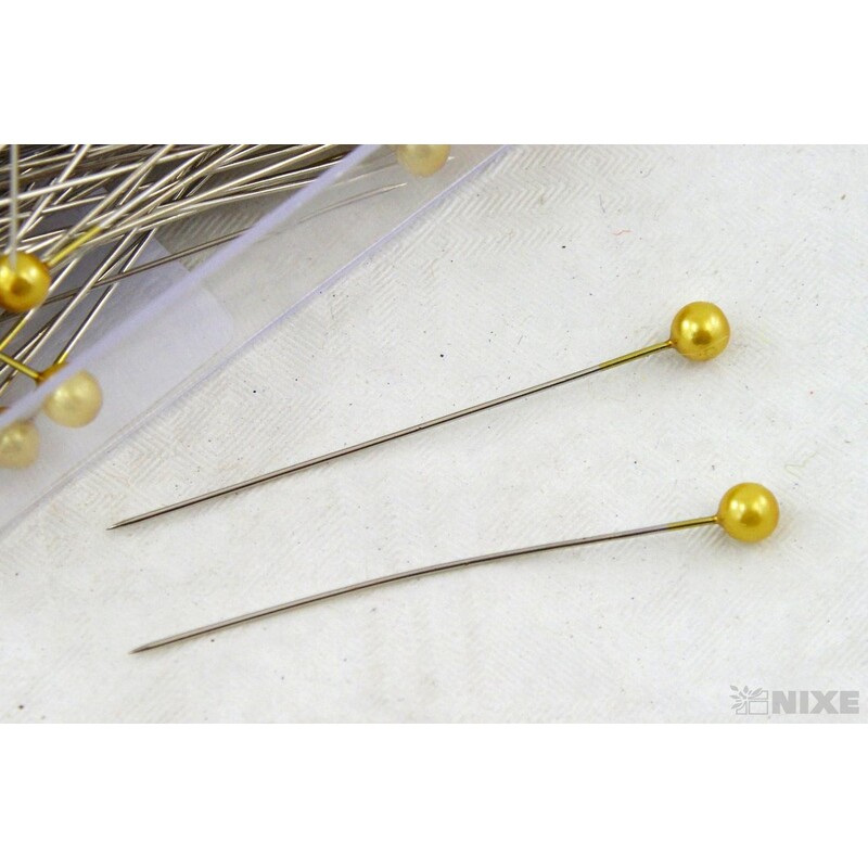 ŠPENDLÍK 6mmx6,5cm 100ks*ZLATÁ