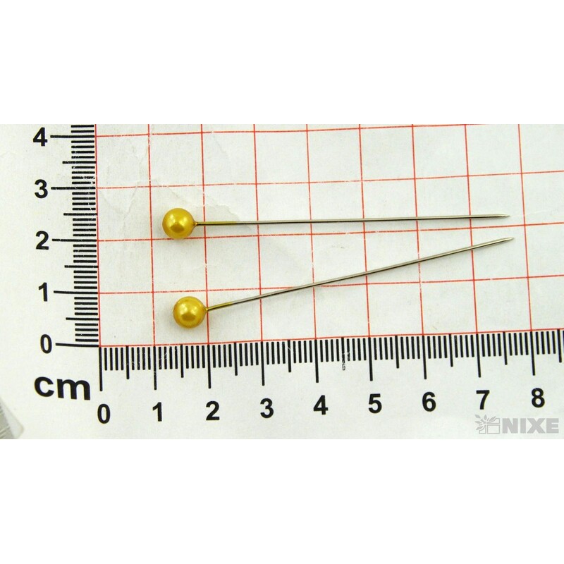 ŠPENDLÍK 6mmx6,5cm 100ks*ZLATÁ