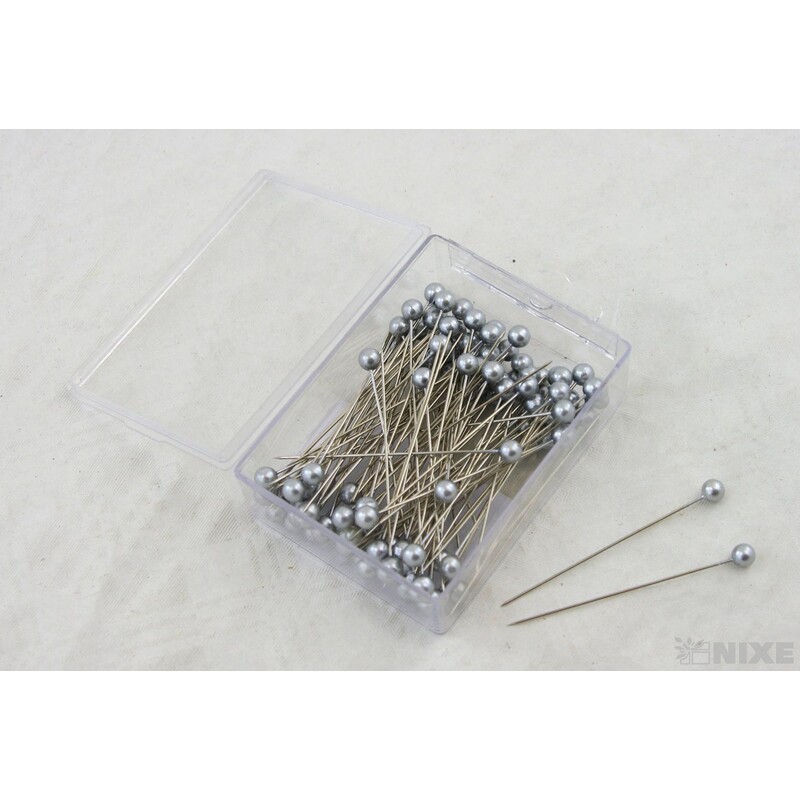 ŠPENDLÍK 6mmx6,5cm 100ks*STŘÍBRNÁ