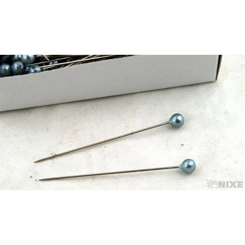 ŠPENDLÍK PL 5mmx5cm 144ks*MODRÁ LEDOVÁ