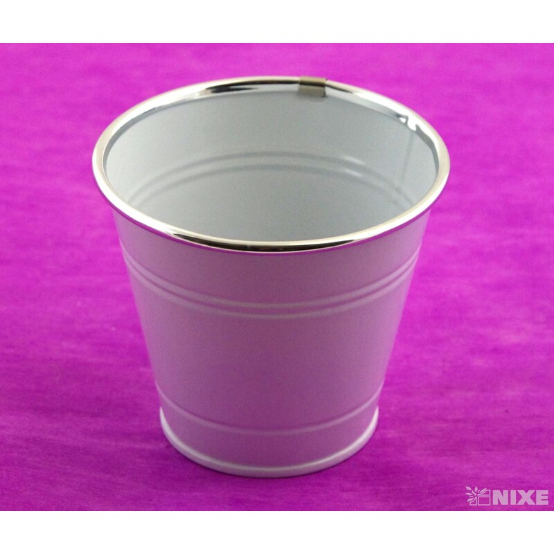 PLECHOVÝ OBAL 11x10cm*BÍLÁ