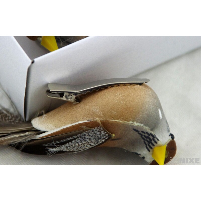 PTÁČEK  KLIPS 12cm 6ks*MIX BAREV