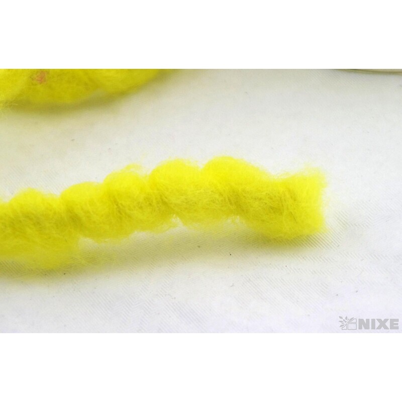 STUHA PLSTĚNÁ DRÁT 10mmx7m*ŽLUTÁ