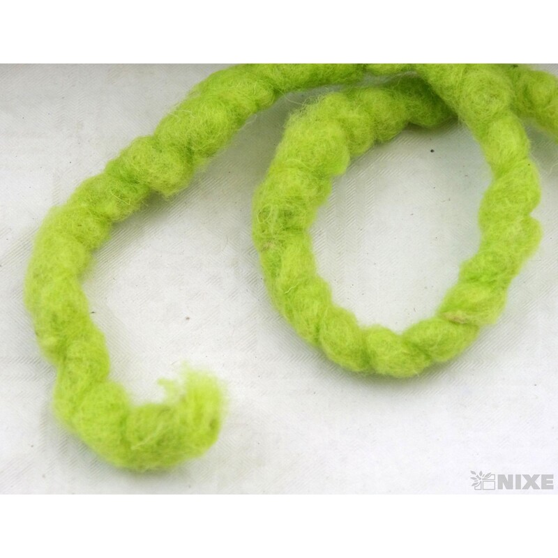 STUHA PLSTĚNÁ 10mmx25m*ZELENÁ SV.