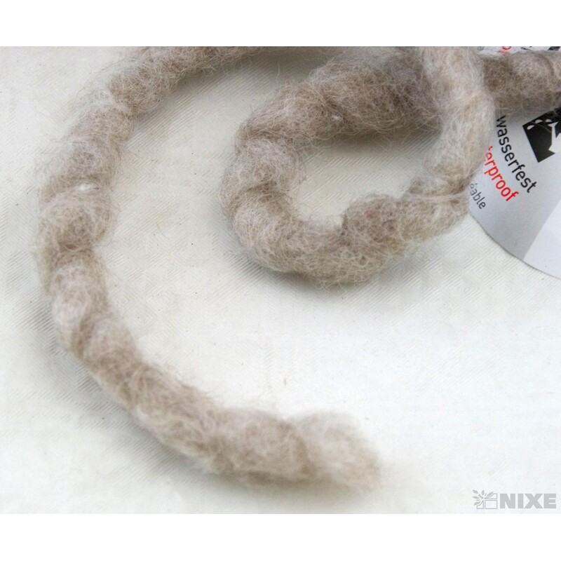 STUHA PLSTĚNÁ 10mmx25m*ŠEDÁ SV.