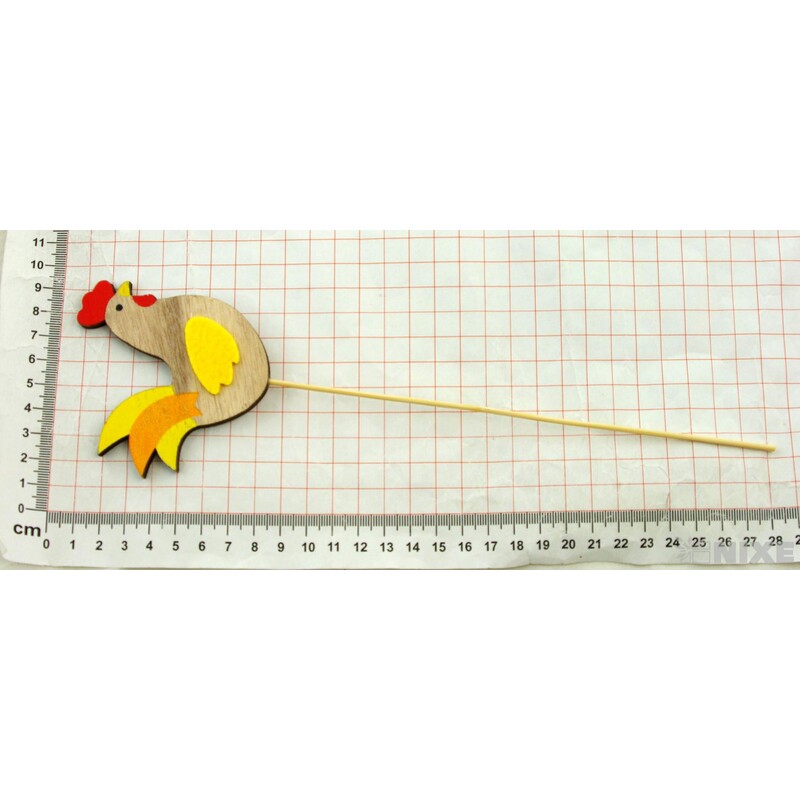 ZÁPICH KOHOUT 8x28cm 10ks*MIX BAREV