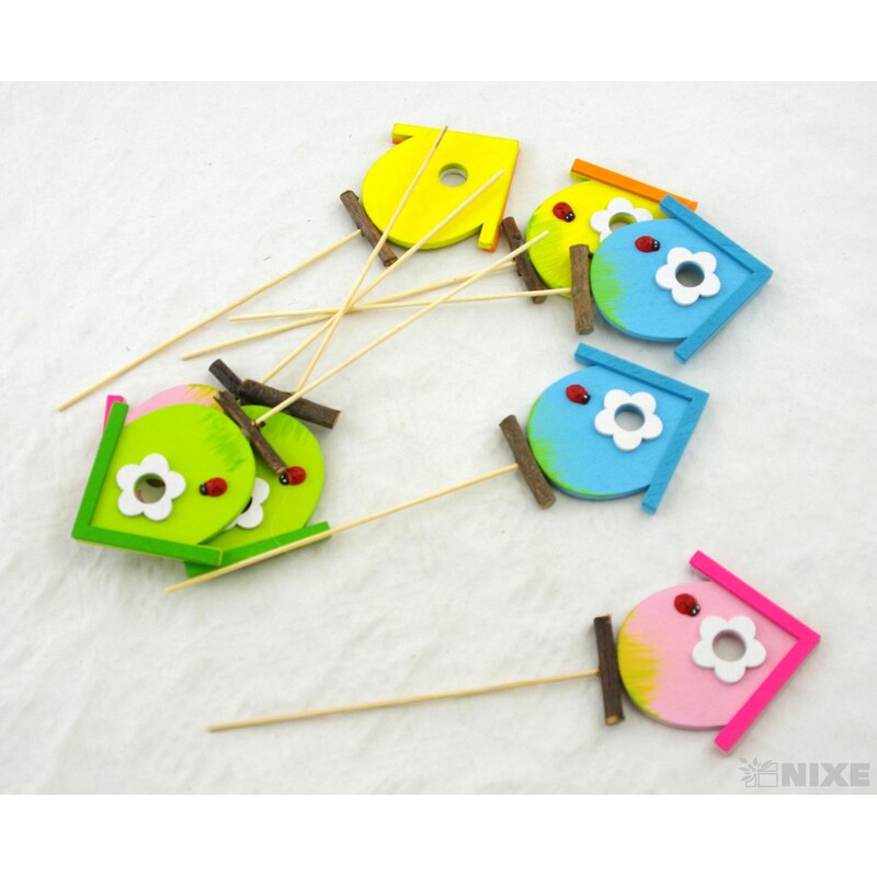 ZÁPICH BUDKA 8x22cm 8ks*MIX BAREV