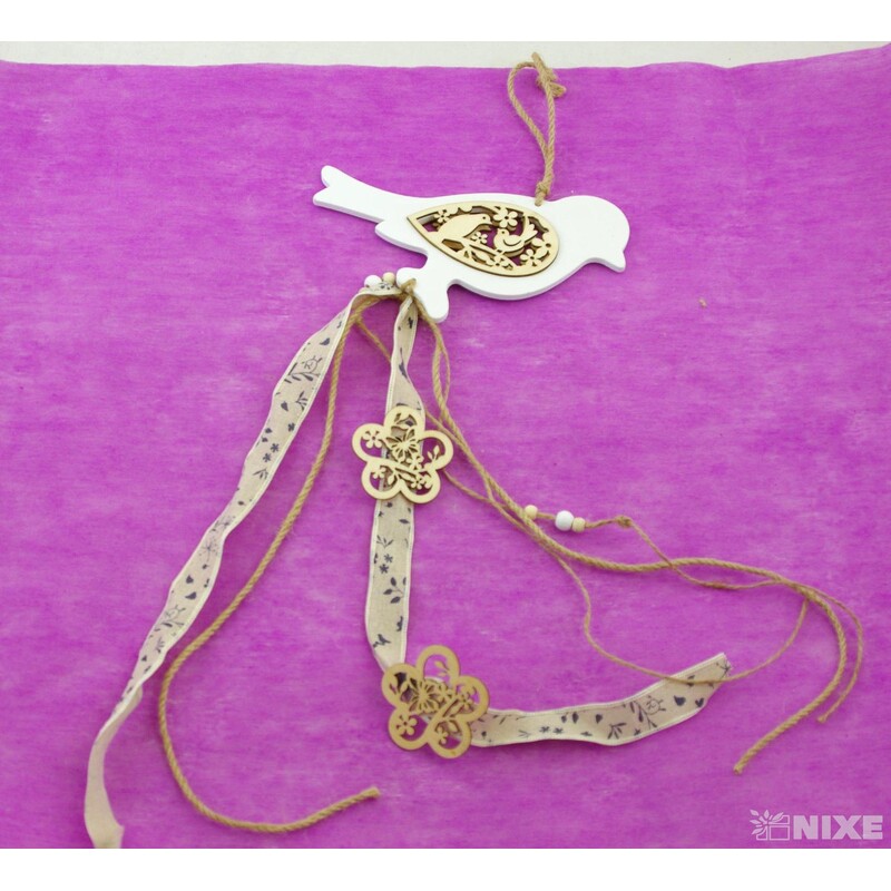 ZÁVĚS D PTÁČEK 13x60cm*MIX BAREV