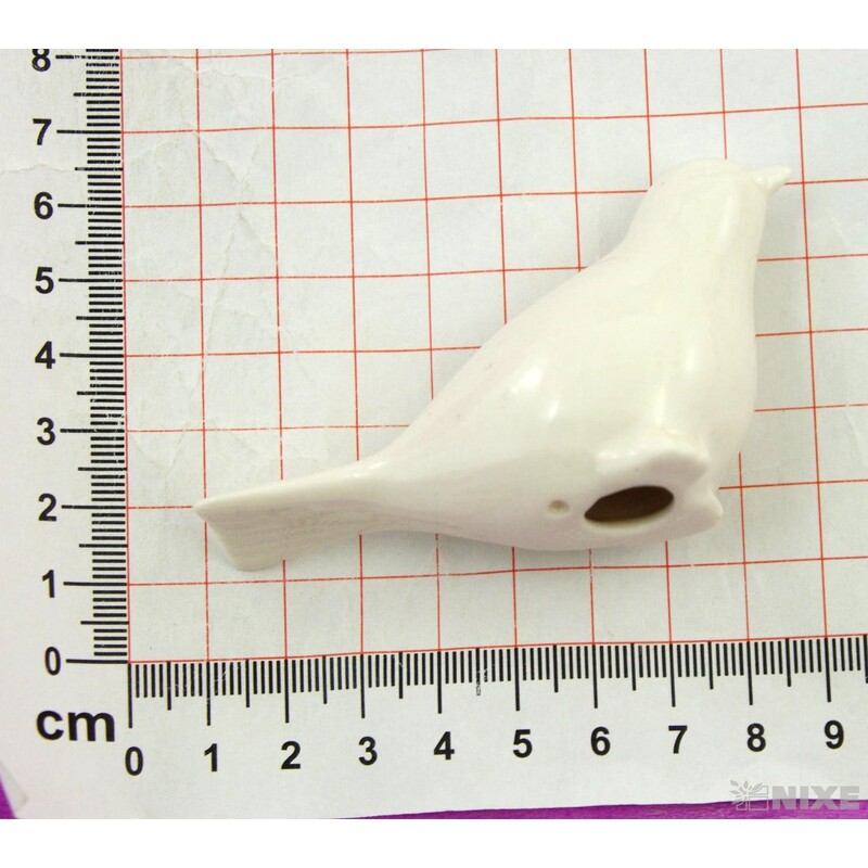 PTÁČEK KERAMIKA 7x5cm*BÍLÁ