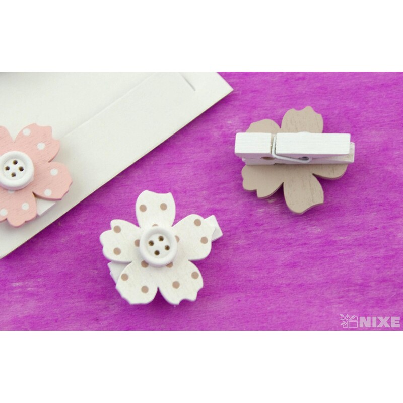 OZDOBNÝ KOLÍČEK MIX 3,5cm 6ks*