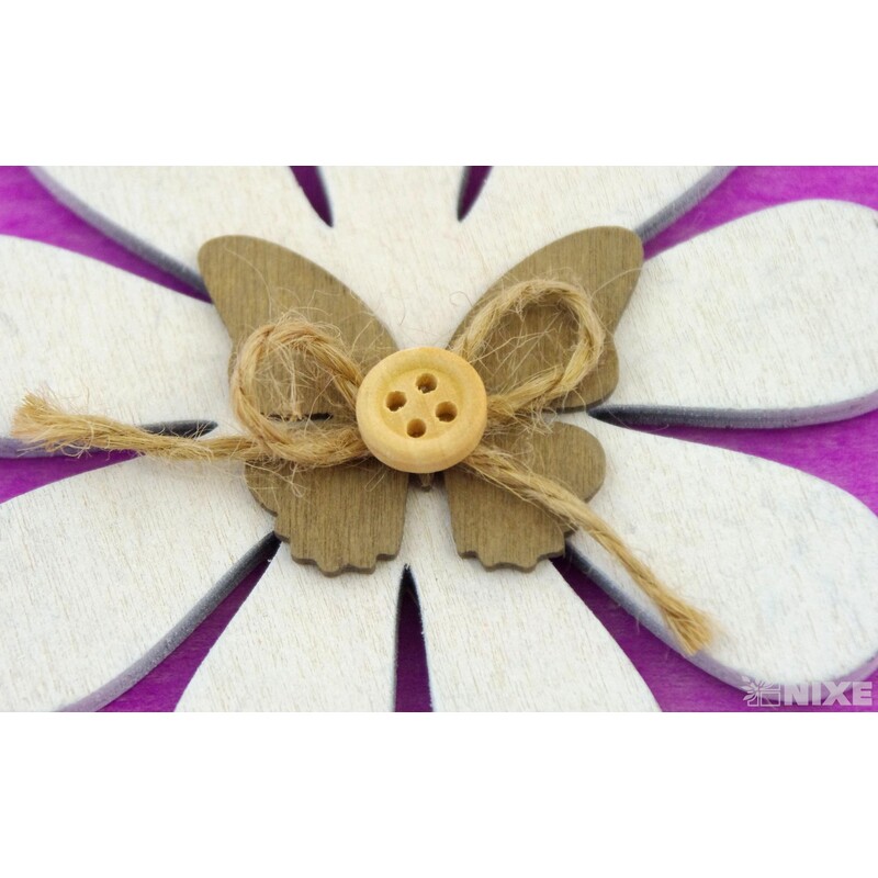 ZÁVĚS D KVÍTEK 6ks 10cm*BÍLÁ