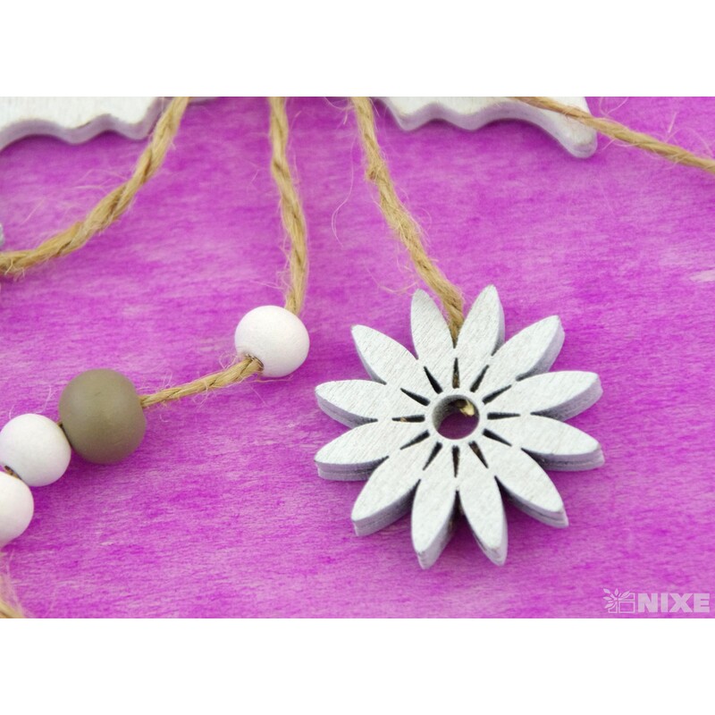 ZÁVĚS D MOTÝL 8x12cm*BÍLÁ