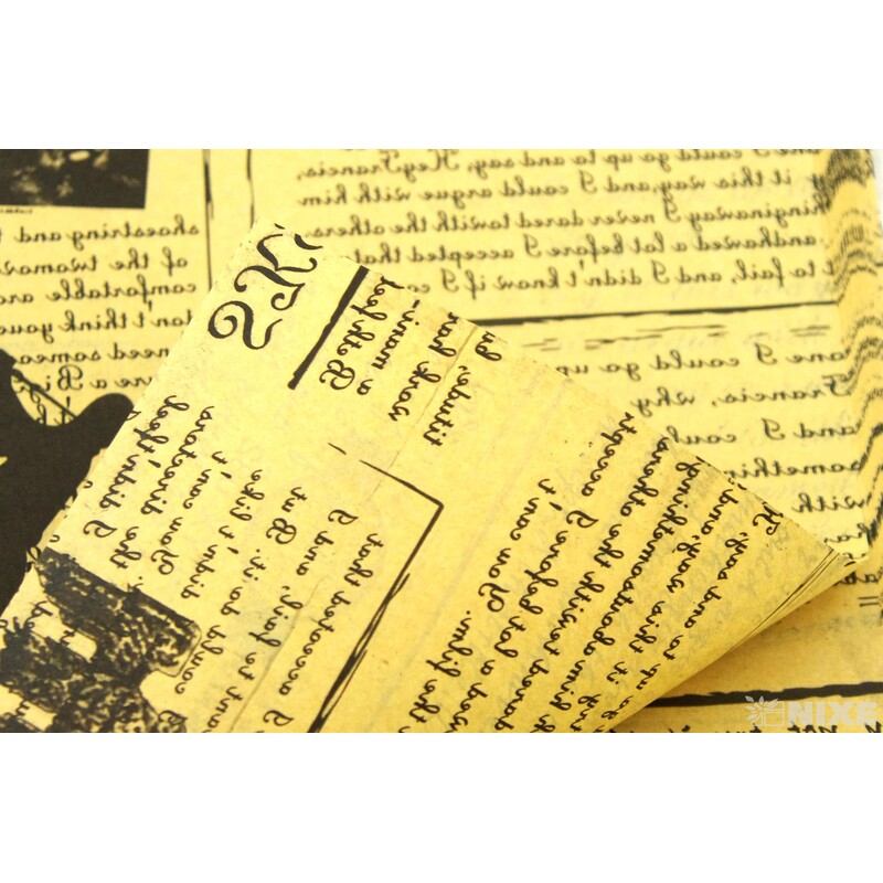 ARCH PAPÍR NOVINY 75x50cm 50ks*PŘÍRODNÍ