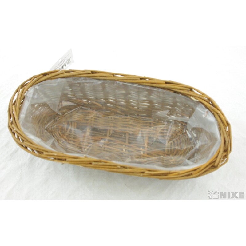 MISKA OVÁL 27x11x7cm*PŘÍRODNÍ