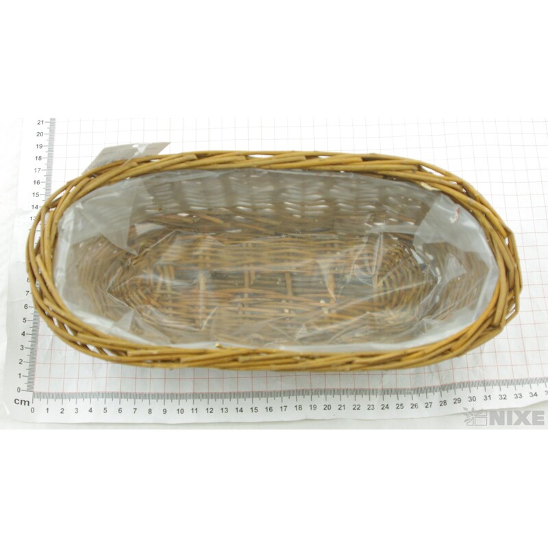 MISKA OVÁL 27x11x7cm*PŘÍRODNÍ