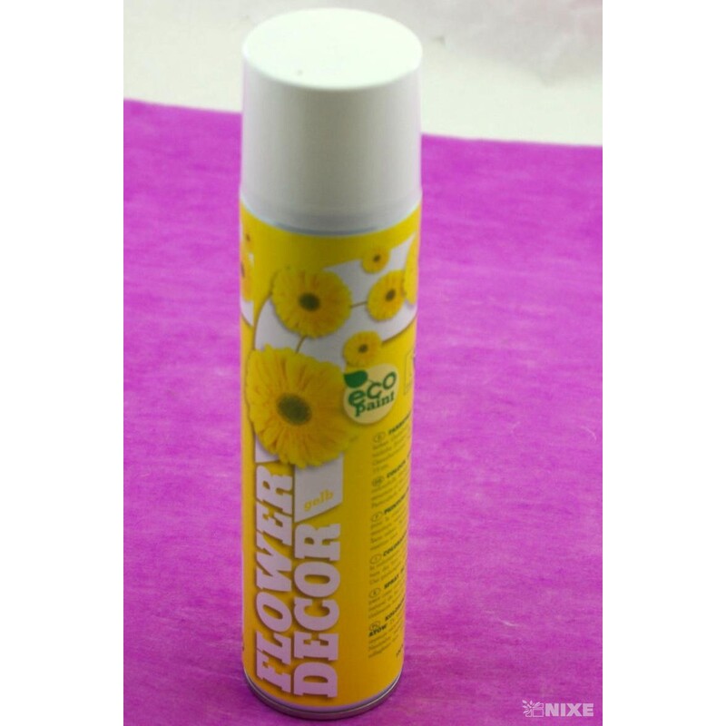 SPRAY FLOWER DECOR 400ml*ŽLUTÁ