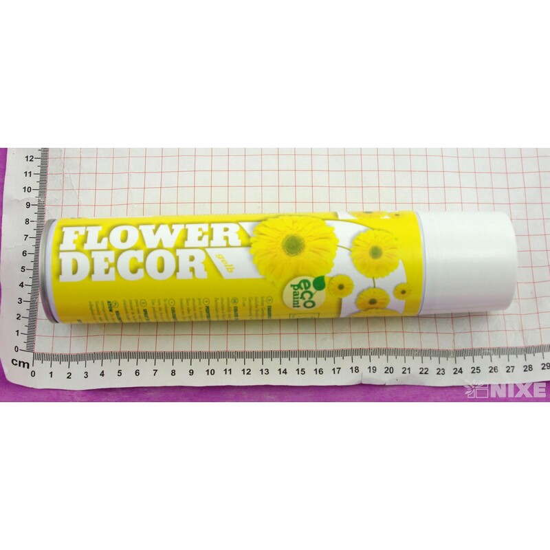 SPRAY FLOWER DECOR 400ml*ŽLUTÁ