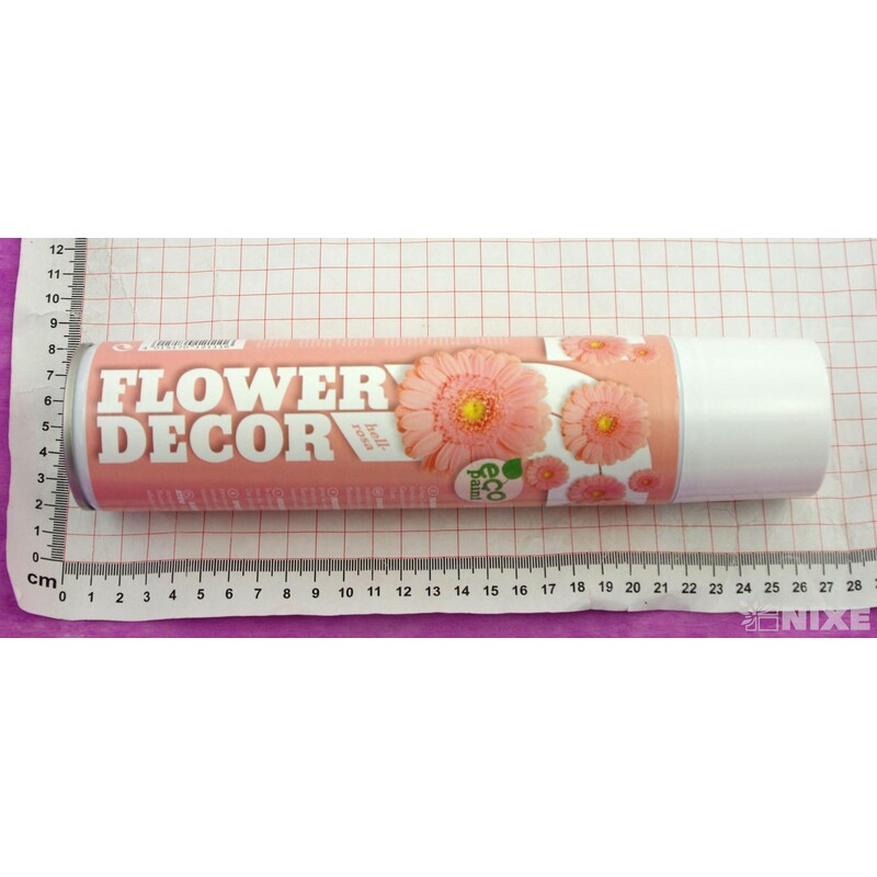 SPRAY FLOWER DECOR 400ml*RŮŽOVÁ SV.