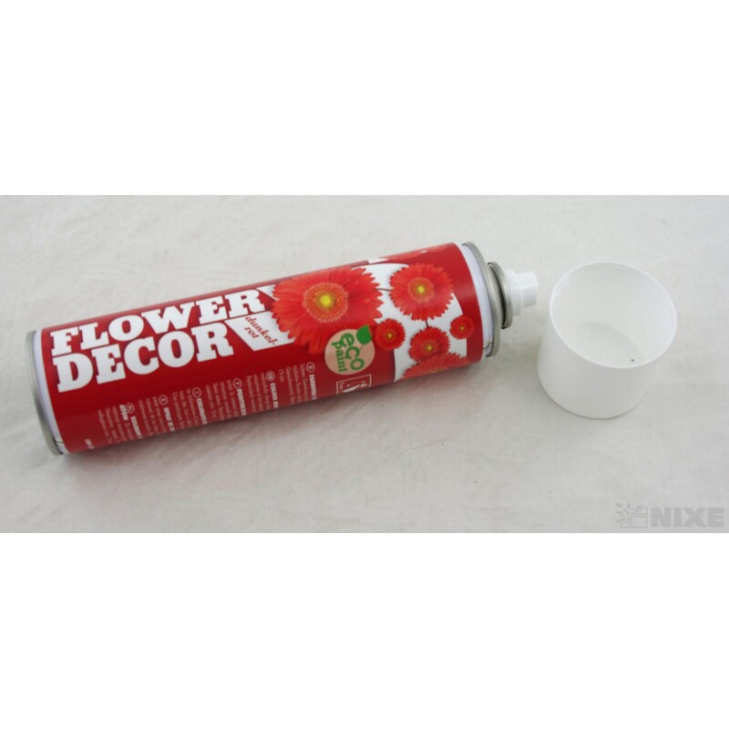 SPRAY FLOWER DECOR 400ml*ČERVENÁ