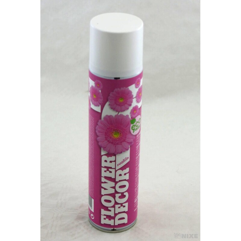 SPRAY FLOWER DECOR 400ml*RŮŽOVÁ