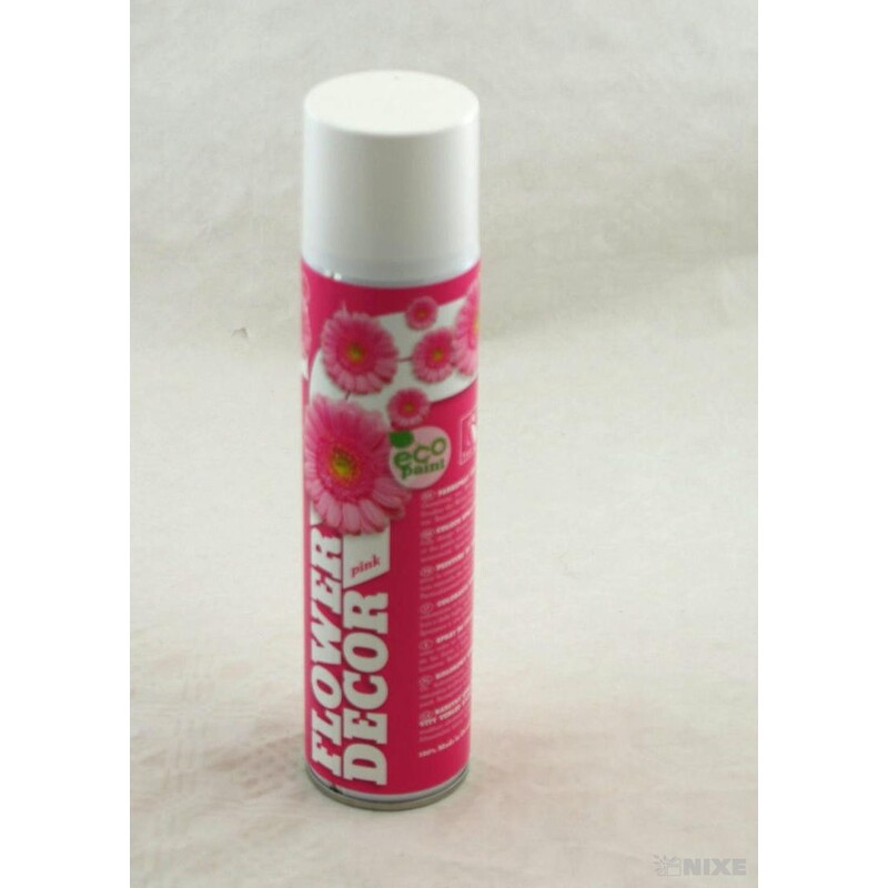 SPRAY FLOWER DECOR 400ml*RŮŽOVÁ PINK