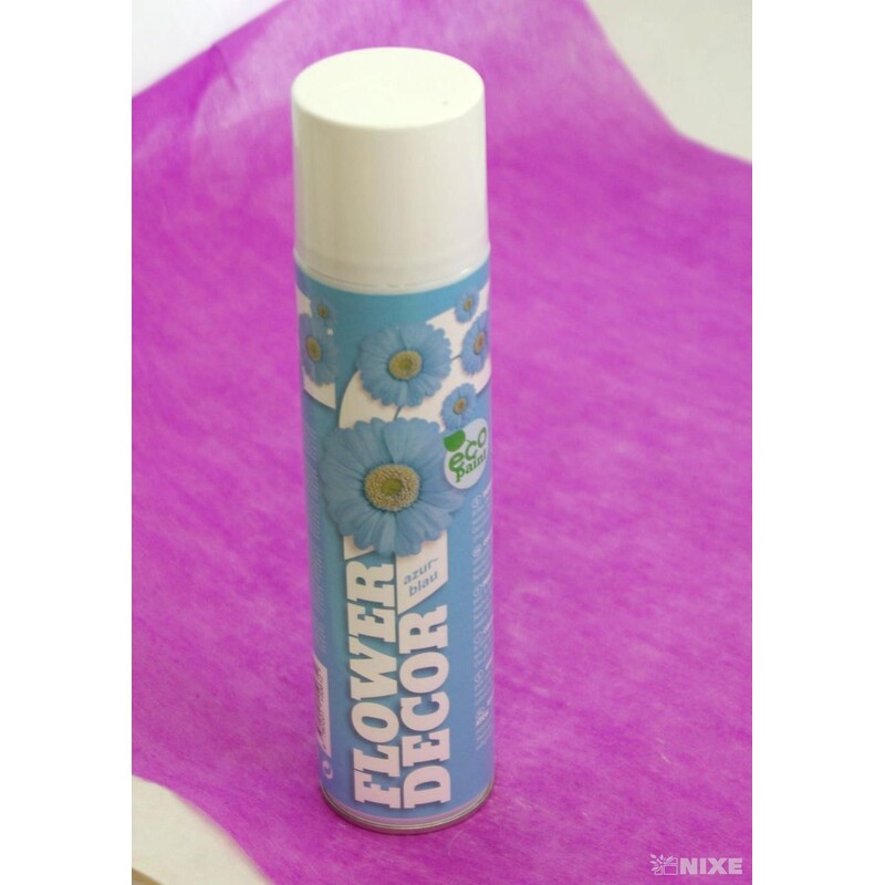 SPRAY FLOWER DECOR 400ml*MODRÁ SV.
