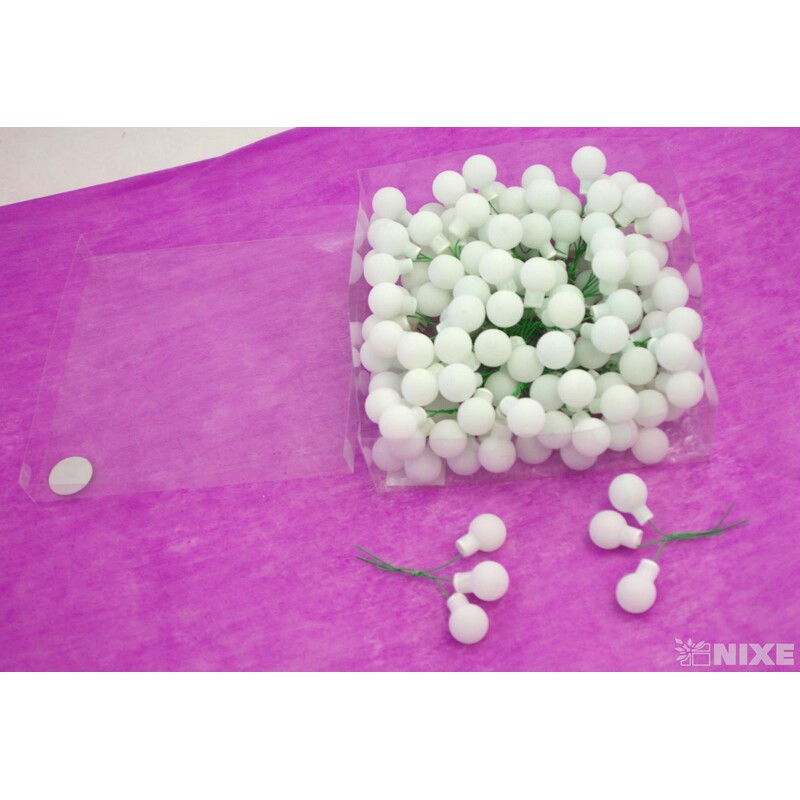 KOULE NA DR. 2x10,5cm 144ks MAT*BÍLÁ