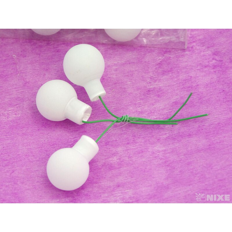 KOULE NA DR. 2x10,5cm 144ks MAT*BÍLÁ