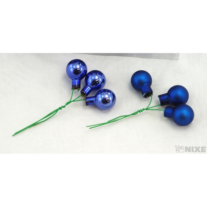 KOULE NA DR. 2x10,5cm 144ks MIX*MODRÁ