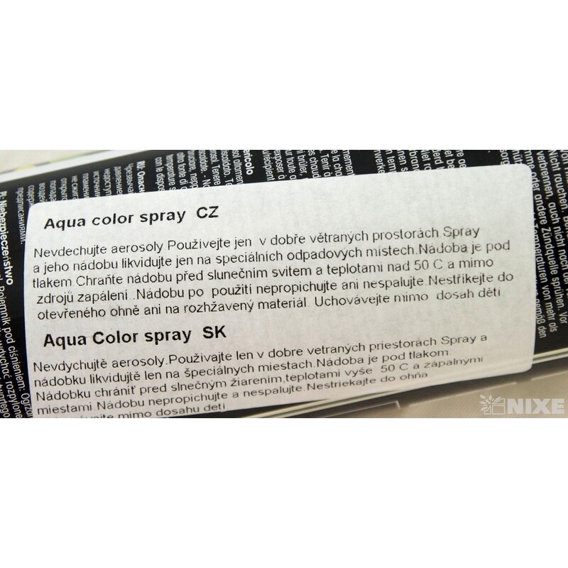 SPRAY AQUA COLORS 400ml*ČERNÁ
