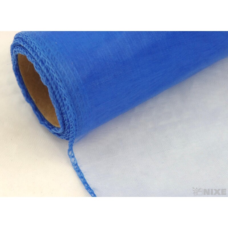 ORGANZA 12cmx8m*MODRÁ