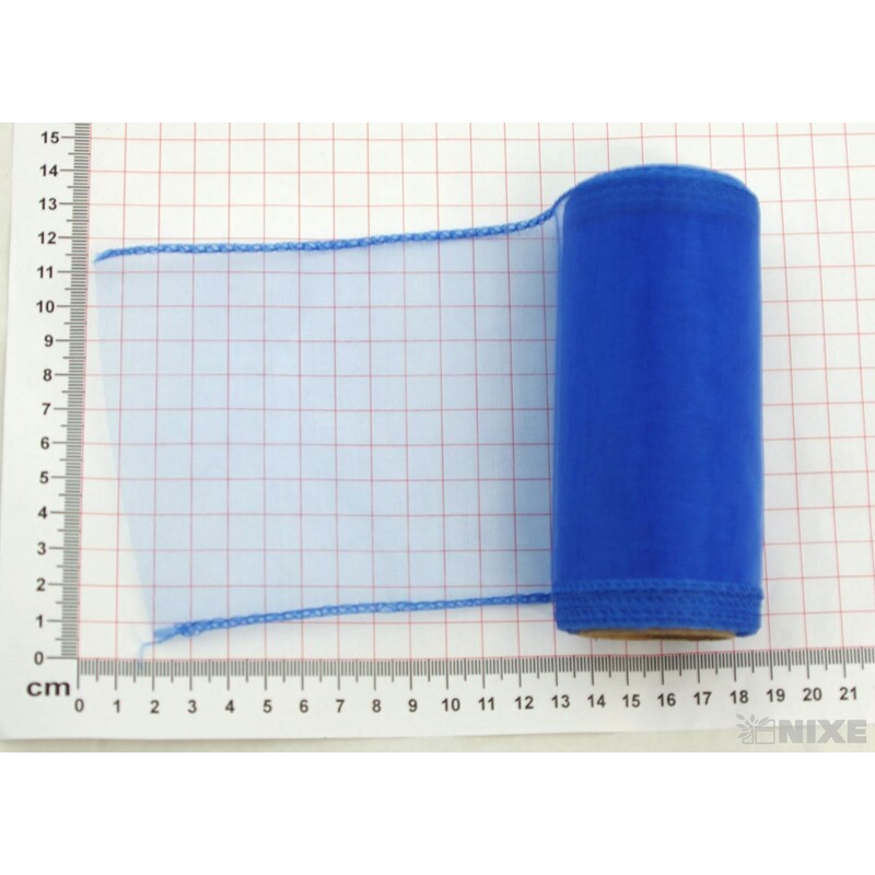 ORGANZA 12cmx8m*MODRÁ
