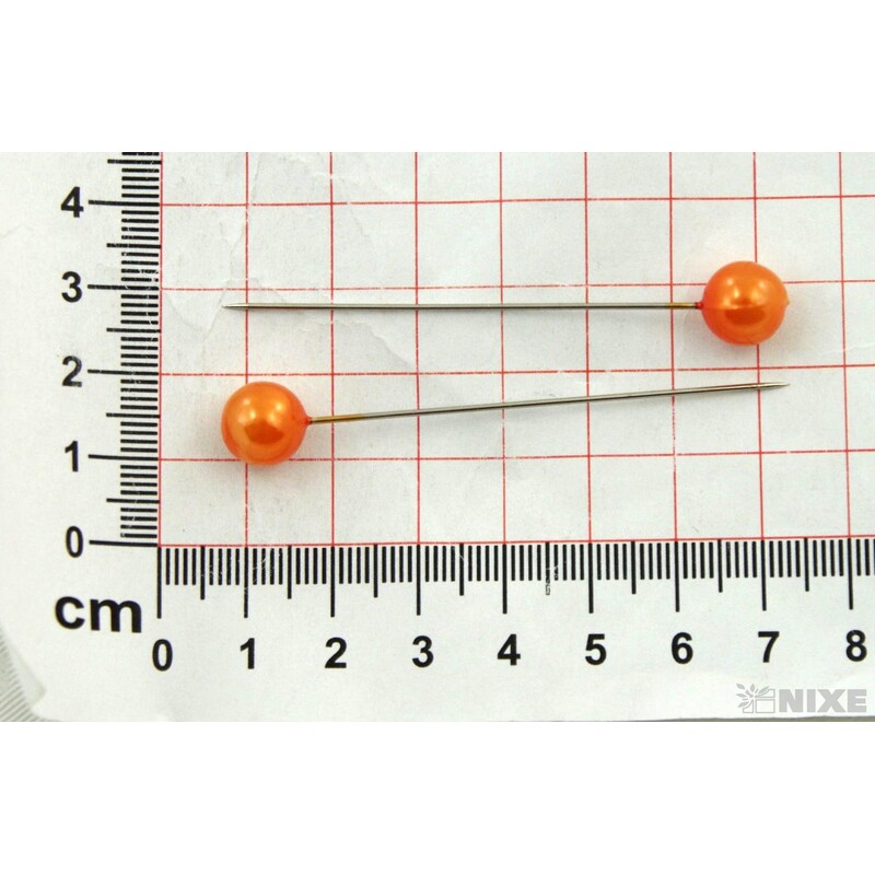 ŠPENDLÍK PL 10mmx6cm 100ks*ORANŽOVÁ