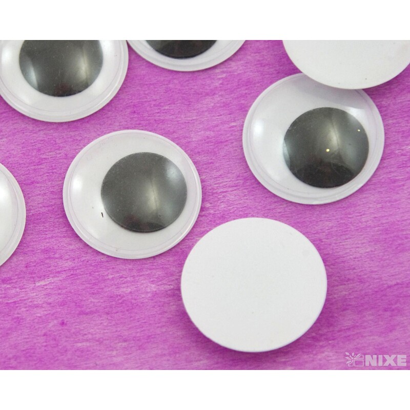 OČI PLASTOVÉ 2,5cm 20ks*