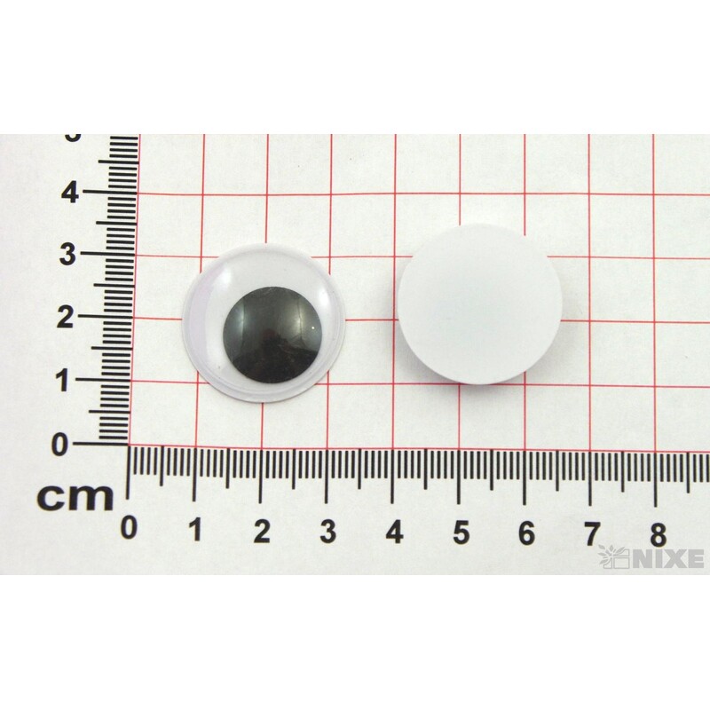 OČI PLASTOVÉ 2,5cm 20ks*