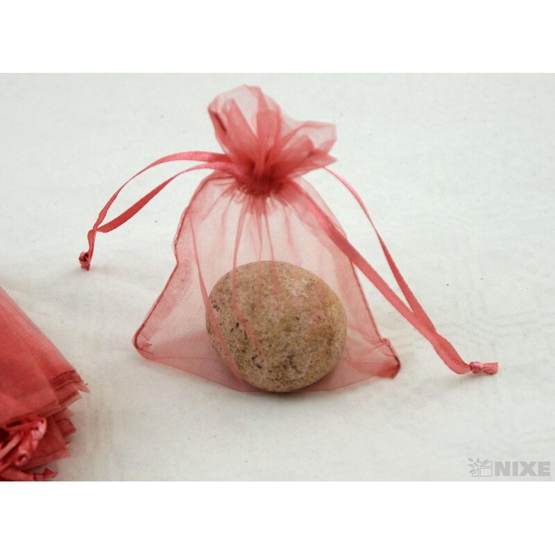 SÁČEK ORGANZA 10x13cm*STARORŮŽOVÁ