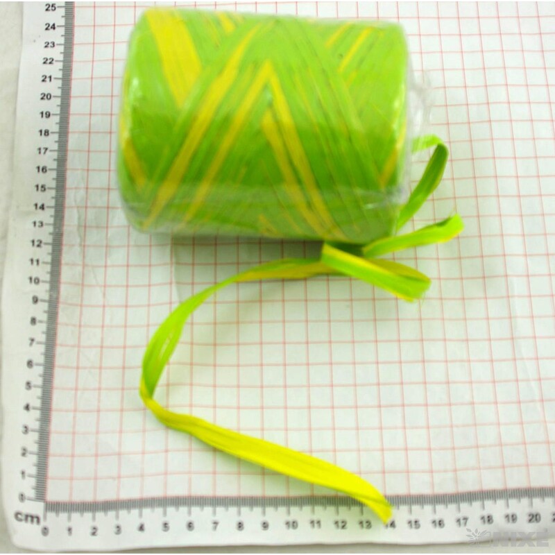 RAFIA DUO 200m PL*ZELENÁ+ŽLUTÁ