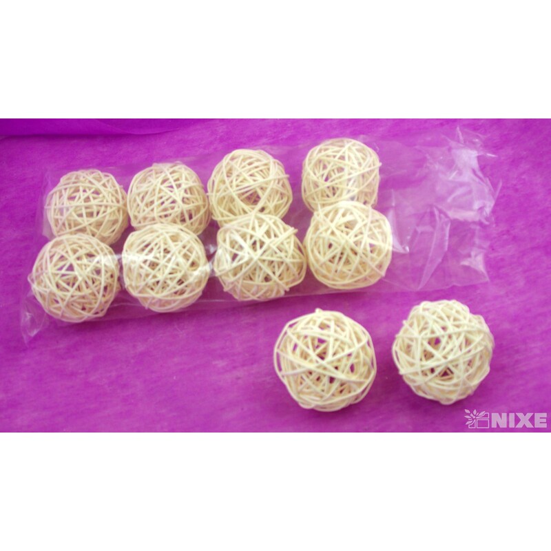 KOULE PEDIG 7cm*BÍLÁ