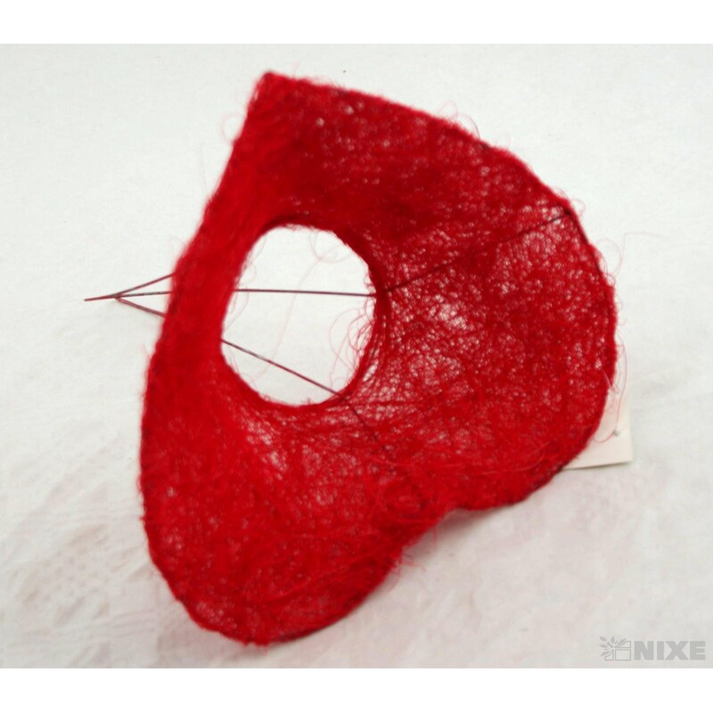 PODLOŽKA SRDCE 20cm*ČERVENÉ