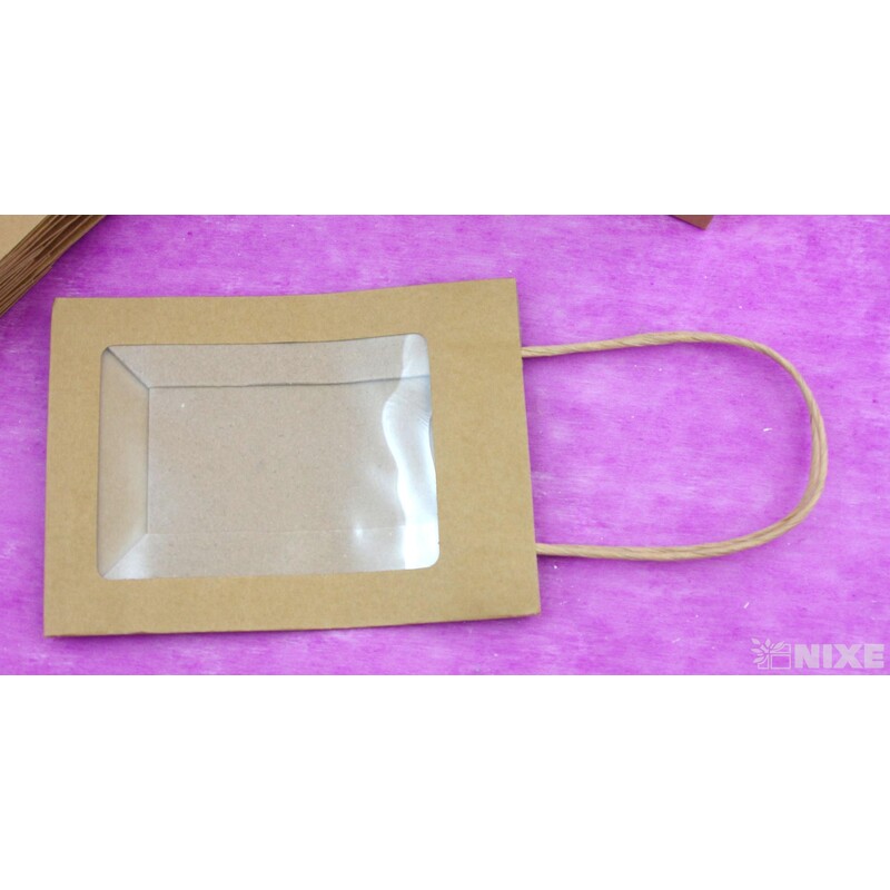 TAŠKA H OKNO 13x18x7,5cm*PŘÍRODNÍ