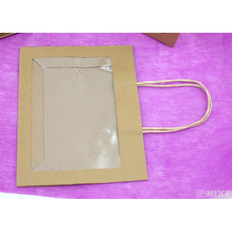 TAŠKA H OKNO 18x22x7,5cm*PŘÍRODNÍ